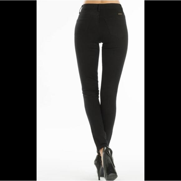 NWT Kancan Straight Leg High Waisted Black Jeans Size 28 - Picture 4 of 9